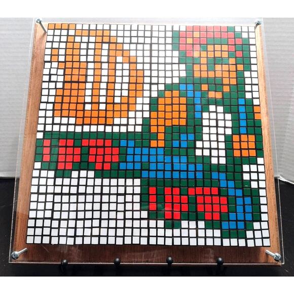 Double Dragon Mini Cube Mosaic 14x14"